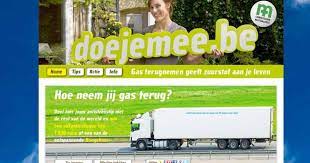 Anti stress campagne in België (in 2009 gelanceerd) met de titel 'Gas terugnemen geeft zuurstof aan je leven'