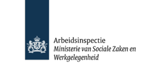 Logo Nederlandse Arbeidsinspectie van het Ministerie van Sociale Zaken en Werkgelegenheid